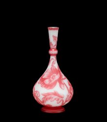 Cameo vase, Frederick Carder for Stevens & Williams, England, Brierley Hill, about 1870-1899. (69.2.46)