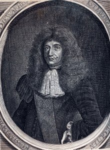 Fig. 1. Portrait of Johann Kunckel, frontispiece of Kunckel 1689. Rakow Library Bib No. 81288.