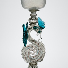 Detail of Dragon-stem goblet
