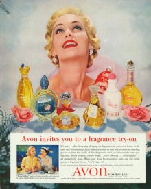 Advertisement for Avon Cosmetics