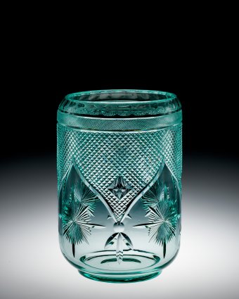 Celadon Vase, Frederick Carder, Corning, N.Y., 1920-1929. Gift of Steuben Glass. 75.4.440.