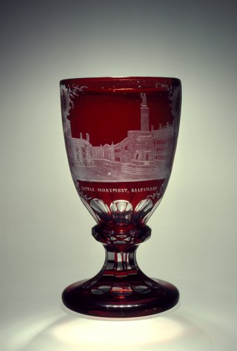 Fig.4: Goblet (view a), H. 14.6 cm. The Corning Museum of Glass (No. 73.4.121)