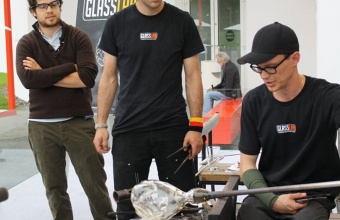 Designer David Wiseman at GlassLab