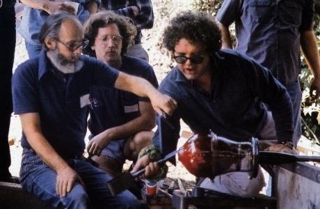 Harvey Littleton and Dale Chihuly at Pilchuck, 1974